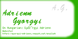 adrienn gyorgyi business card